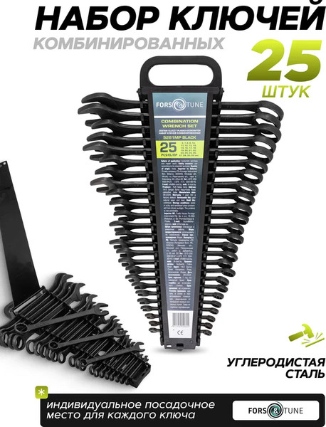 Изображение товара Набор ключей FORSandTUNE 5261MP Black (65056)