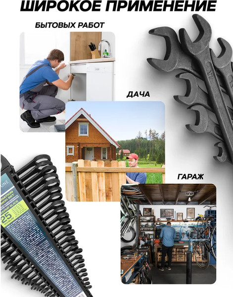 Изображение товара Набор ключей FORSandTUNE 5262MP Black (65058)