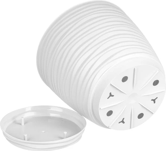 Изображение товара Вазон Idi Land Botanica 231600229/00 (белый)