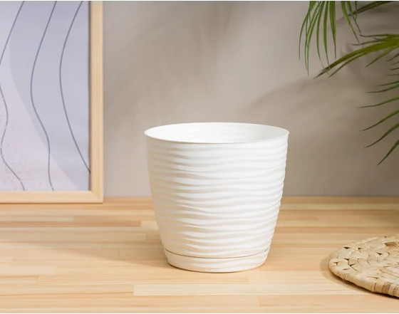 Изображение товара Вазон Idi Land Botanica 231600529/00 (белый)