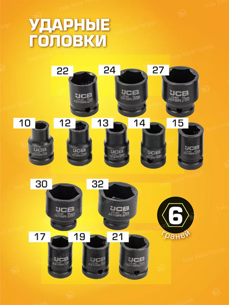 Изображение товара Универсальный набор инструментов JCB JCB-4159MPB (59169)