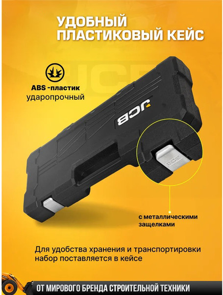 Изображение товара Набор головок слесарных JCB JCB-4131-5MPB (60548)