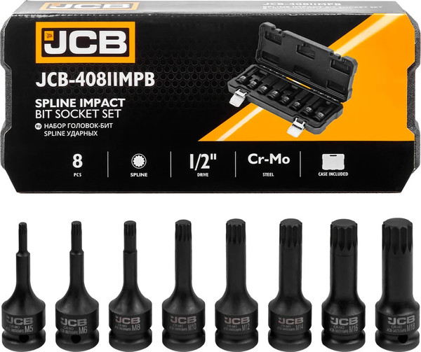 Изображение товара Набор головок слесарных JCB 40811MPB (61062)