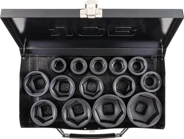 Изображение товара Набор головок слесарных JCB 6141-5MPB (61734)