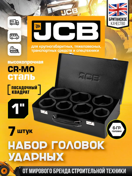 Изображение товара Набор головок слесарных JCB 8071-5MPB (64926)