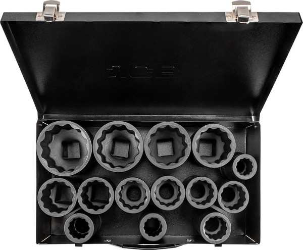 Изображение товара Набор головок слесарных JCB 8152-9MPB (64929)