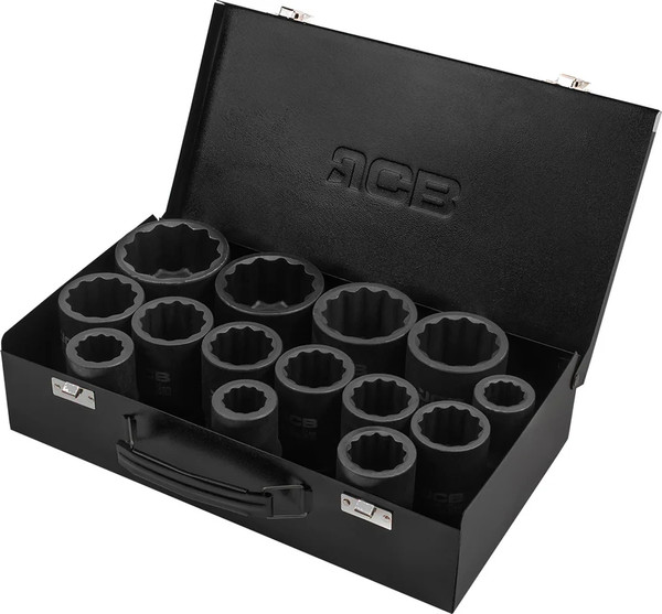 Изображение товара Набор головок слесарных JCB 8152-9MPB (64929)