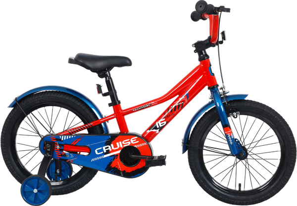 Изображение товара Детский велосипед Tech Team Cruise 18 (красный, разобранный, в коробке)