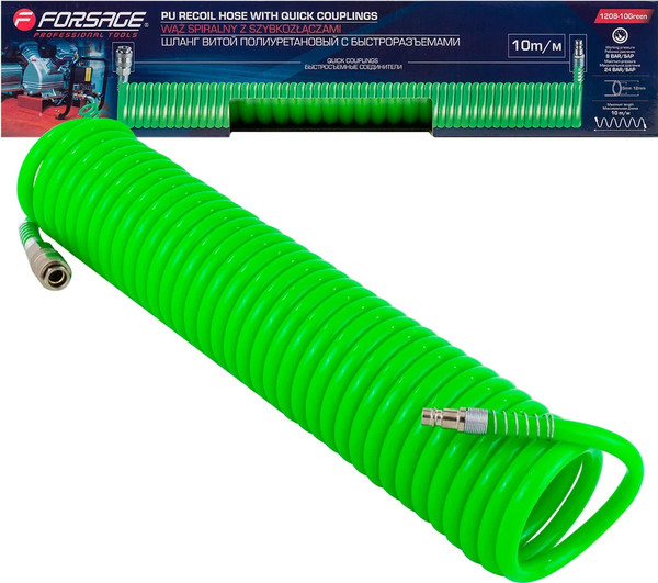 Изображение товара Шланг для компрессора Forsage F-1208-10 Green (59766)