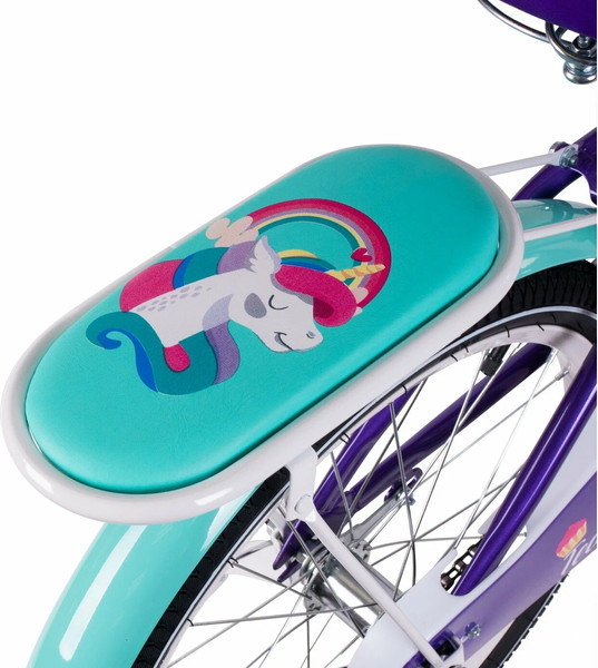 Изображение товара Детский велосипед Tech Team Melody 18 / NN012357 (фиолетовый/бирюзовый, разобранный, в коробке)