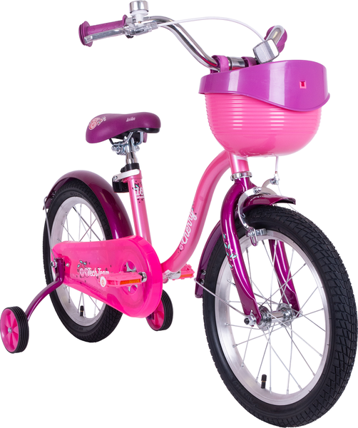 Изображение товара Детский велосипед Tech Team Cherry 14 / NN013953 (розовый/розовый)