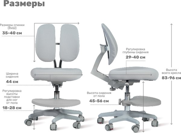 Изображение товара Кресло детское Yoka YC-1 Dail (серый)