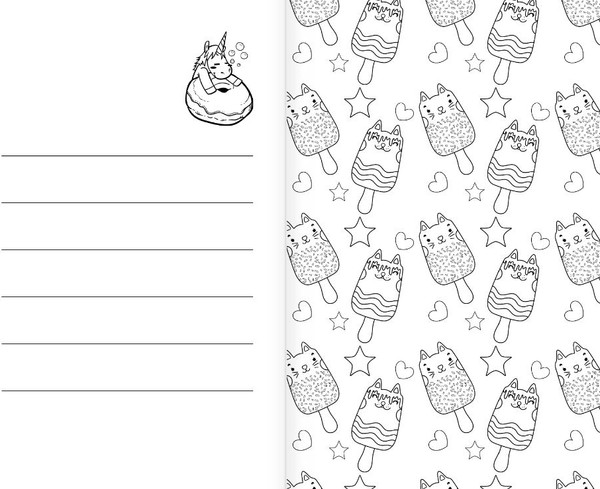 Изображение товара Раскраска АСТ Шалости и сладости. Открытка-раскраска, мягкая обложка