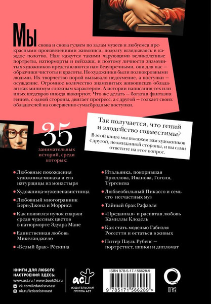 Изображение товара Книга АСТ Шокирующая живопись, твердая обложка (Жукова Александра)