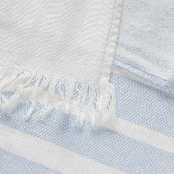 Изображение товара Полотенце Речицкий текстиль Лофт Махра 60х130 / 3с402.211к1 (голубой/молоко)