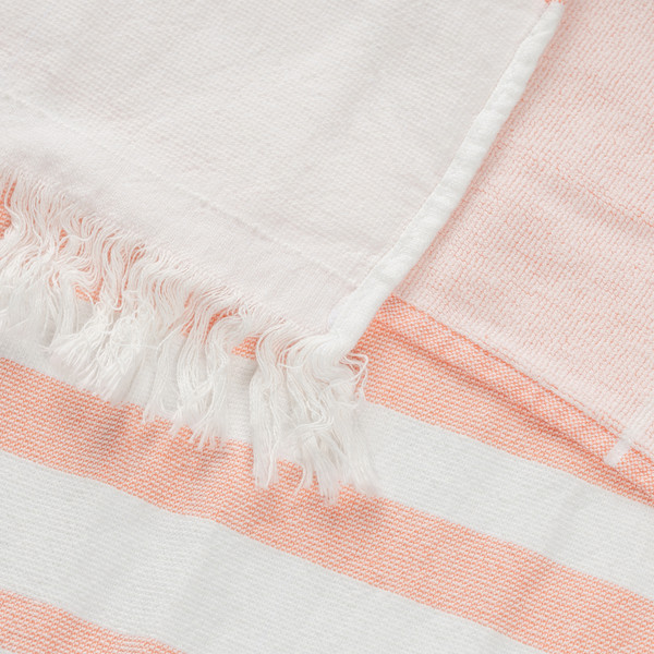 Изображение товара Полотенце Речицкий текстиль Лофт Махра 60х130 / 3с402.211к1 (фламинго/молоко)