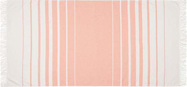 Изображение товара Полотенце Речицкий текстиль Лофт Махра 60х130 / 3с402.211к1 (фламинго/молоко)
