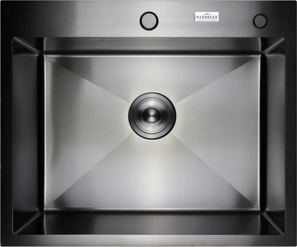 Изображение товара Мойка кухонная Marrbaxx B6050-R Decor / B6050-DMR (графит)