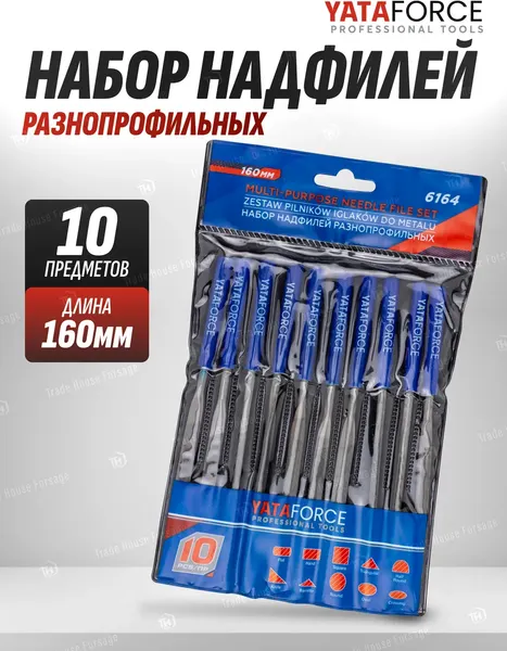 Изображение товара Набор надфилей Yataforce 60 884 / YF-6164