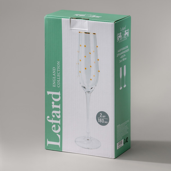 Изображение товара Набор бокалов Lefard Goldy 685-110