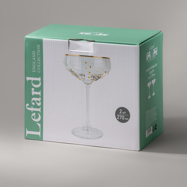 Изображение товара Набор креманок Lefard Goldy 685-112