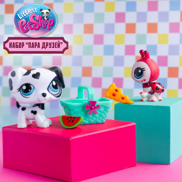 Изображение товара Игровой набор Hasbro Littlest Pet Shop Пара друзей / 00624_LPS
