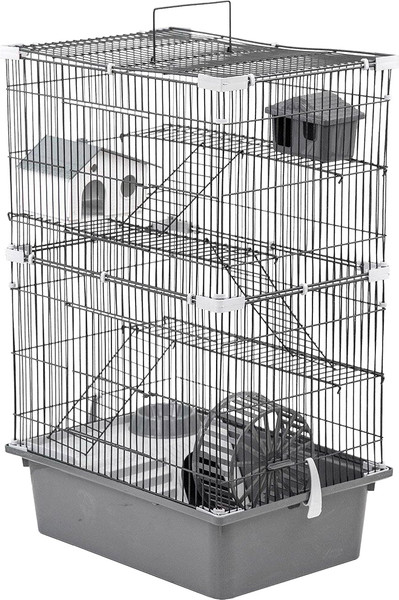 Изображение товара Клетка для грызунов ЕСО Рикки / 43112сер-черн