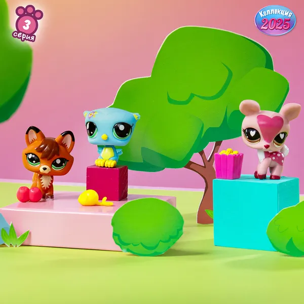 Изображение товара Игровой набор Hasbro Littlest Pet Shop Три друга / 00633_LPS