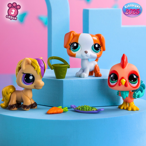 Изображение товара Игровой набор Hasbro Littlest Pet Shop Три друга / 00635_LPS