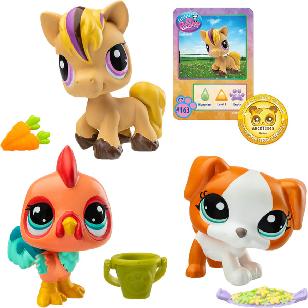 Изображение товара Игровой набор Hasbro Littlest Pet Shop Три друга / 00635_LPS