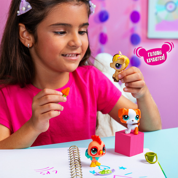 Изображение товара Игровой набор Hasbro Littlest Pet Shop Три друга / 00635_LPS