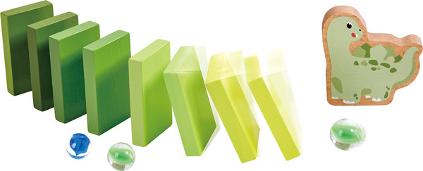 Изображение товара Конструктор кинетический Hape Эффект домино Приключения Динозавров / E1112_HP