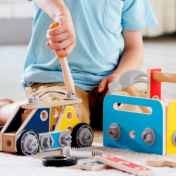 Изображение товара Конструктор Hape Мастерская Ящик для инструментов / E3220_HP