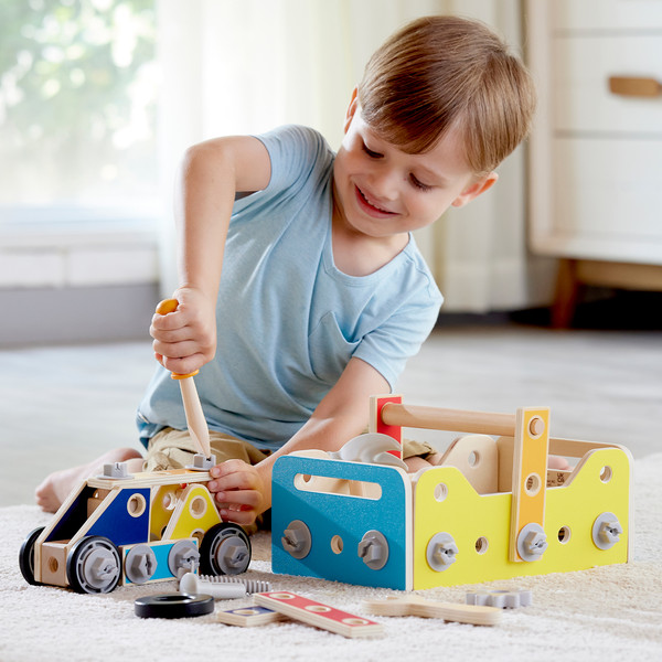 Изображение товара Конструктор Hape Мастерская Ящик для инструментов / E3220_HP