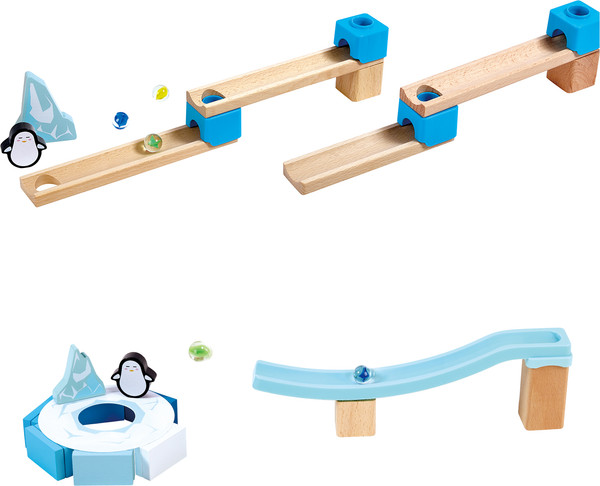 Изображение товара Конструктор кинетический Hape Гонки пингвины в Антарктиде / E1113_HP