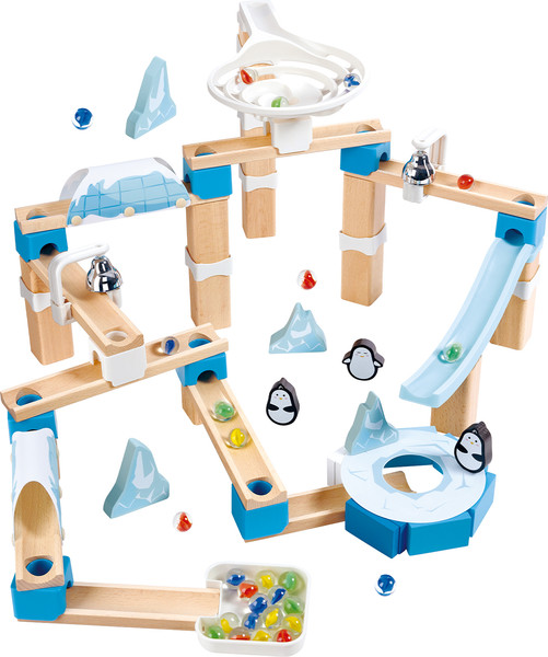 Изображение товара Конструктор кинетический Hape Гонки пингвины в Антарктиде / E1113_HP