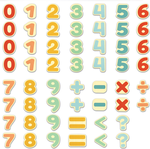 Изображение товара Развивающий игровой набор Hape Магнитные цифры Учимся считать / E2007_HP