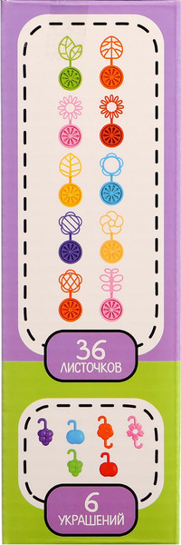 Изображение товара Развивающий игровой набор Unicon Листочки. С заданиями A15 / 10795611 (42эл)