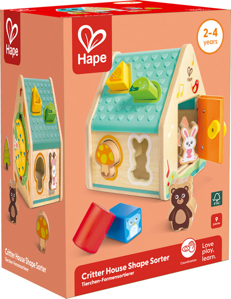 Изображение товара Сортер Hape Сортер Домик на дереве / E0515_HP
