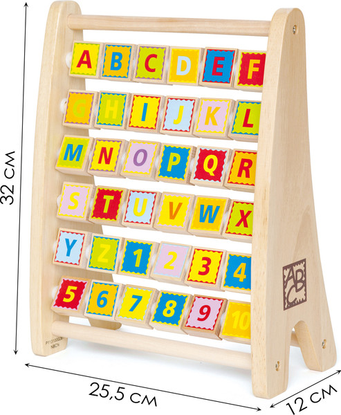 Изображение товара Развивающая игрушка Hape Счеты Английский алфавит / E1002_HP