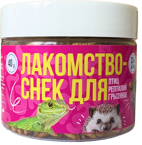 Изображение товара Лакомство для грызунов APetTito Снек для грызунов, птиц, рептилий (40г)