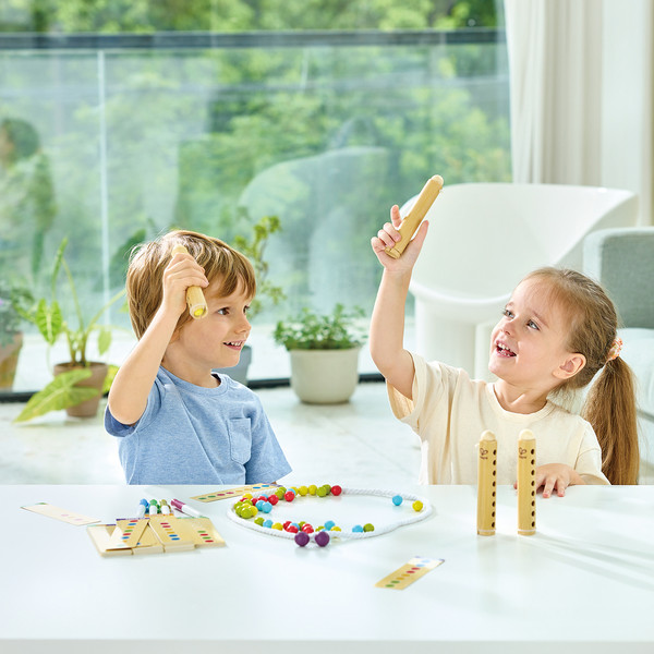 Изображение товара Развивающий игровой набор Hape Пора играть! Шустрый Бамбук / E4314_HP