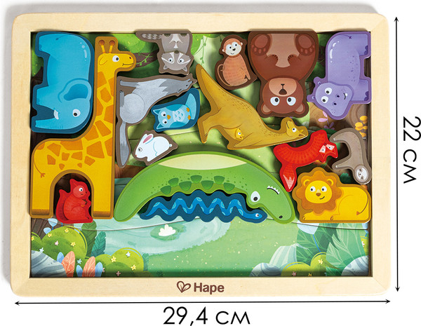 Изображение товара Развивающая игра Hape Умняша Королевство Животных / E1656_HP