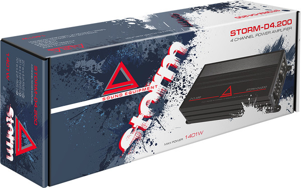Изображение товара Автомобильный усилитель AURA Storm D4.200