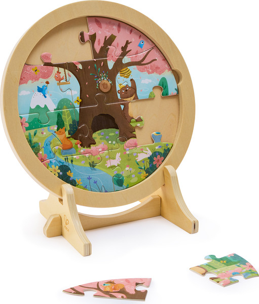 Изображение товара Развивающая игра Hape Умняша пазлы Времена Года / E1653_HP