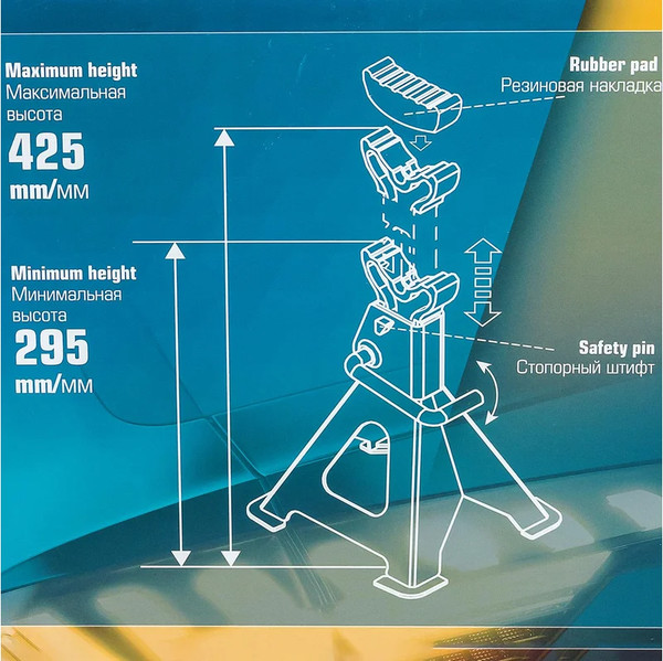 Изображение товара Набор подставок под автомобиль ILOforce IF-T43002 (61353)