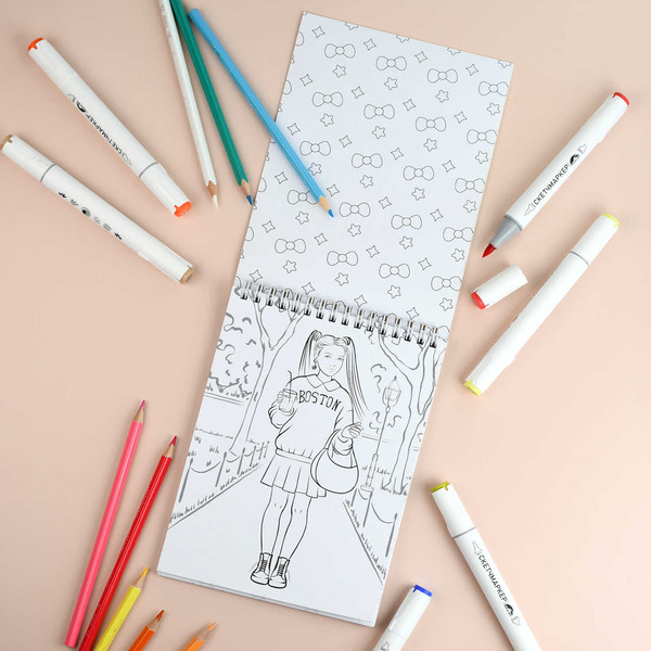 Изображение товара Раскраска Феникс+ Fashion. Стильные девчонки / 71092