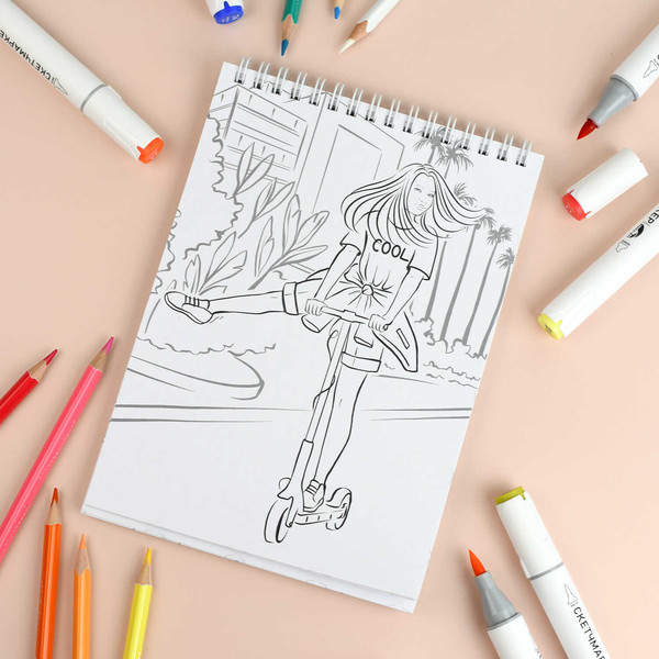 Изображение товара Раскраска Феникс+ Fashion. Стильные девчонки / 71092