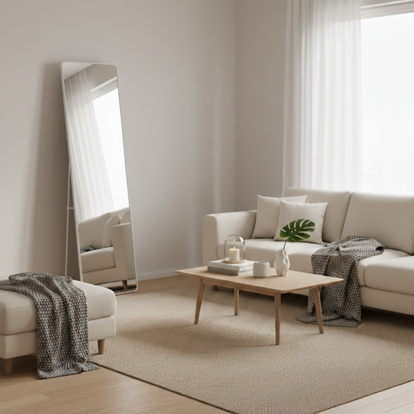 Изображение товара Зеркало Saniteco L-aluminum 160x50 (белый)