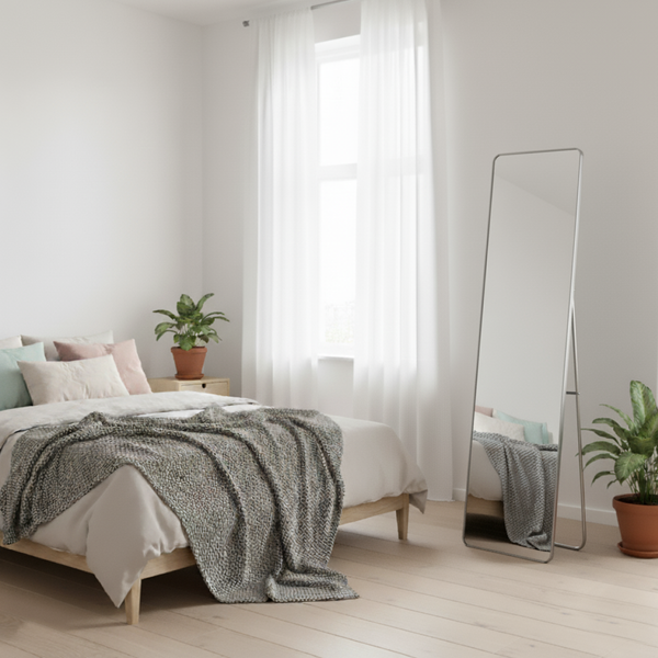 Изображение товара Зеркало Saniteco L-aluminum 160x50 (серебристый)